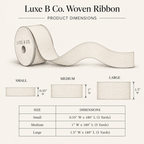 Merry Christmas Woven Ribbon