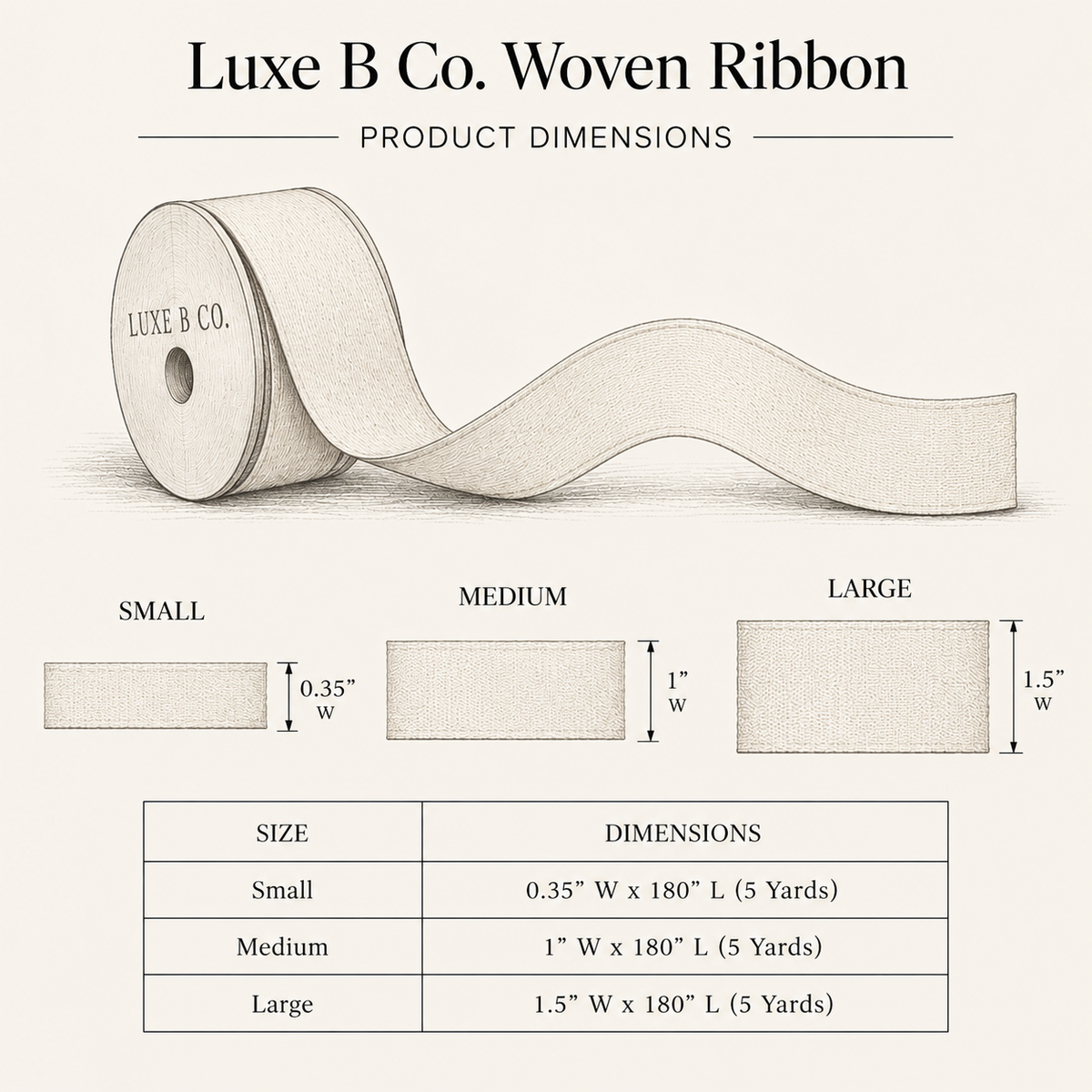 Merry Christmas Woven Ribbon