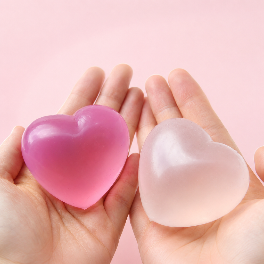 Color Changing Heart Squishy Toy