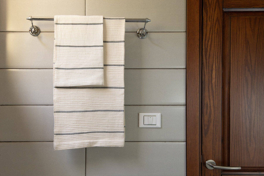 Handwoven Ethiopian Cotton Waffle Hand Towel