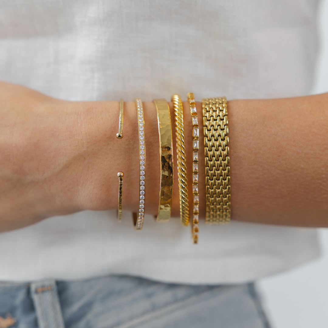 Lined Tennis Bangle