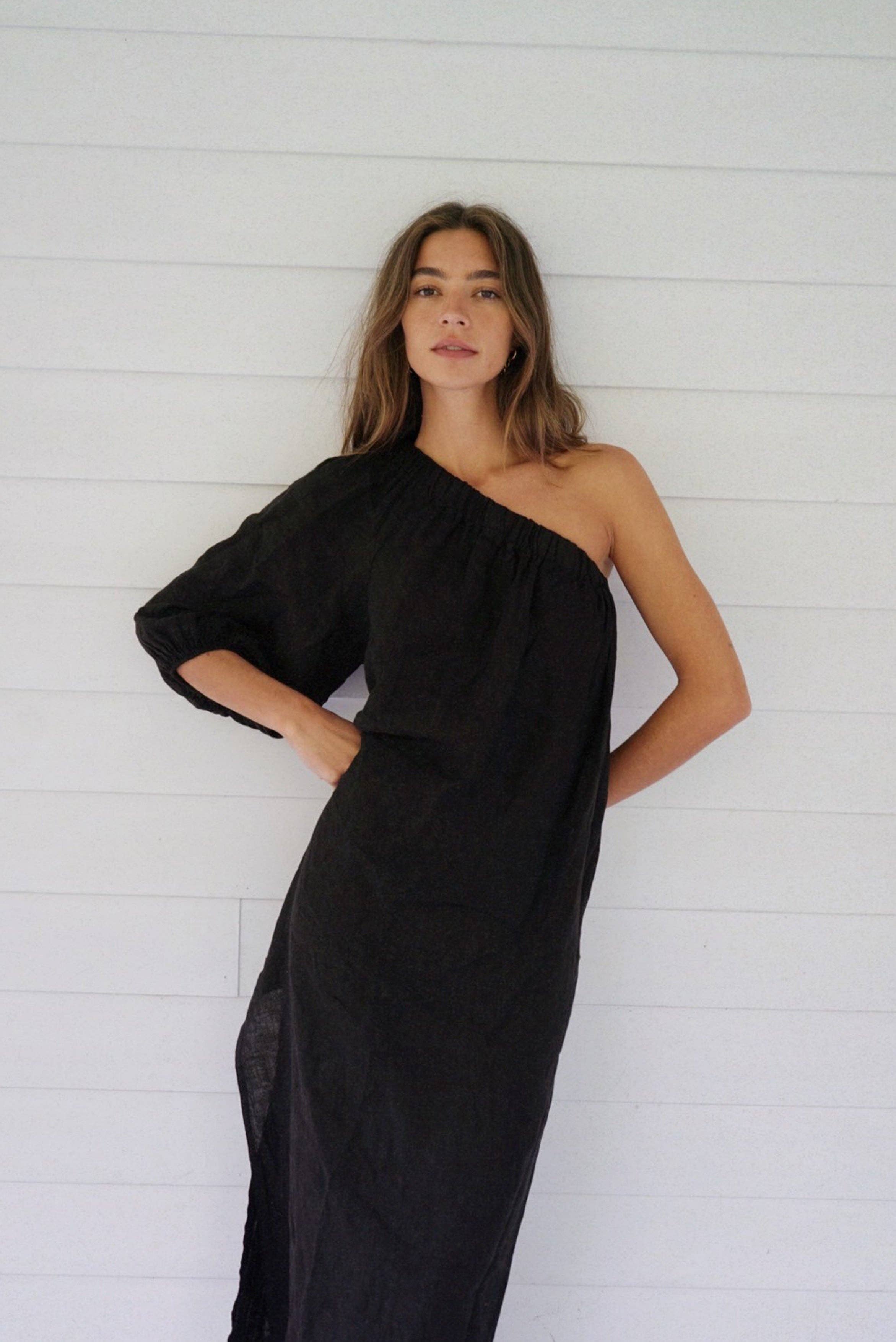 The Milos Dress - Noir