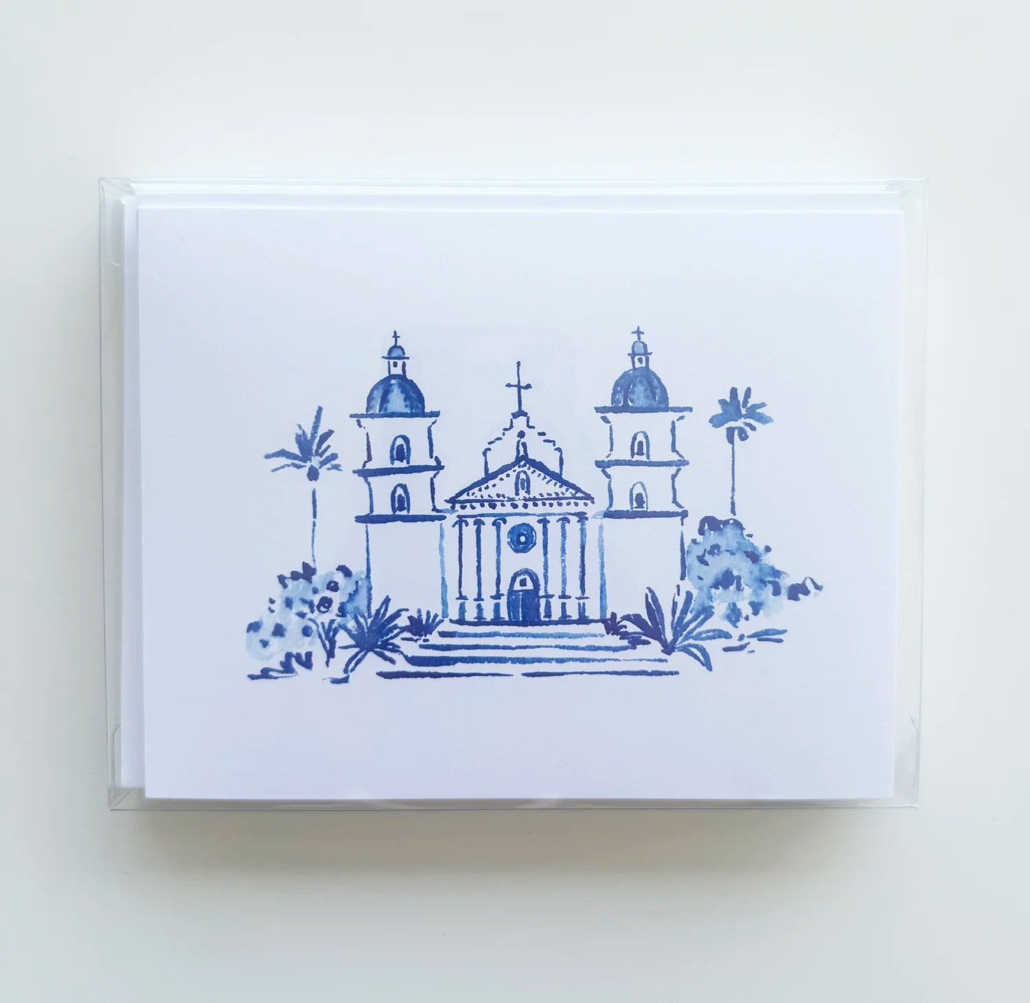 SB Mission Watercolor card