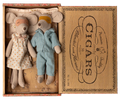 Mum and Dad Mice in Cigarbox