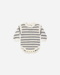 Rex Romper Slate Stripe