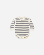 Rex Romper Slate Stripe