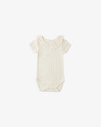 Ruffle Collar Bodysuit Ivory
