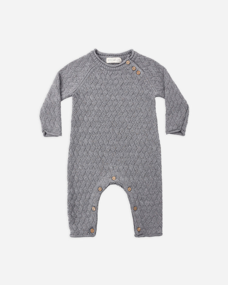 Knit Jumpsuit | Heathered Slate