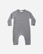 Knit Jumpsuit | Heathered Slate