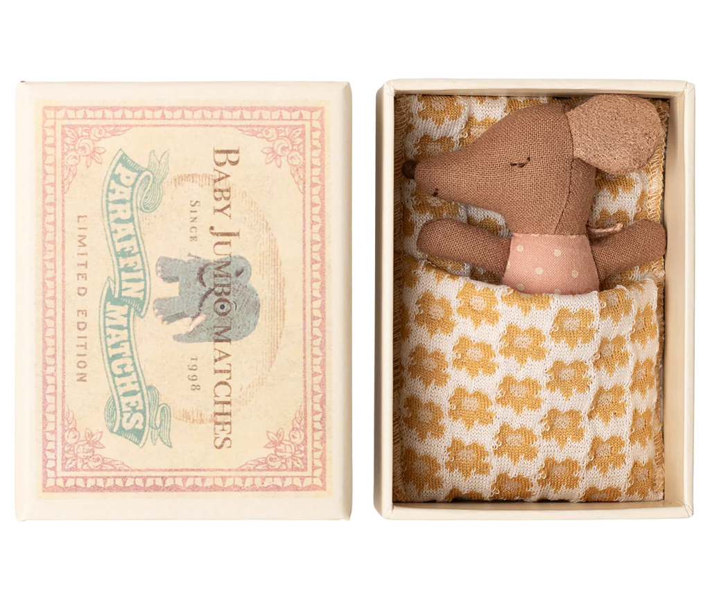Sleepy Wakey Baby mouse in Matchbox
