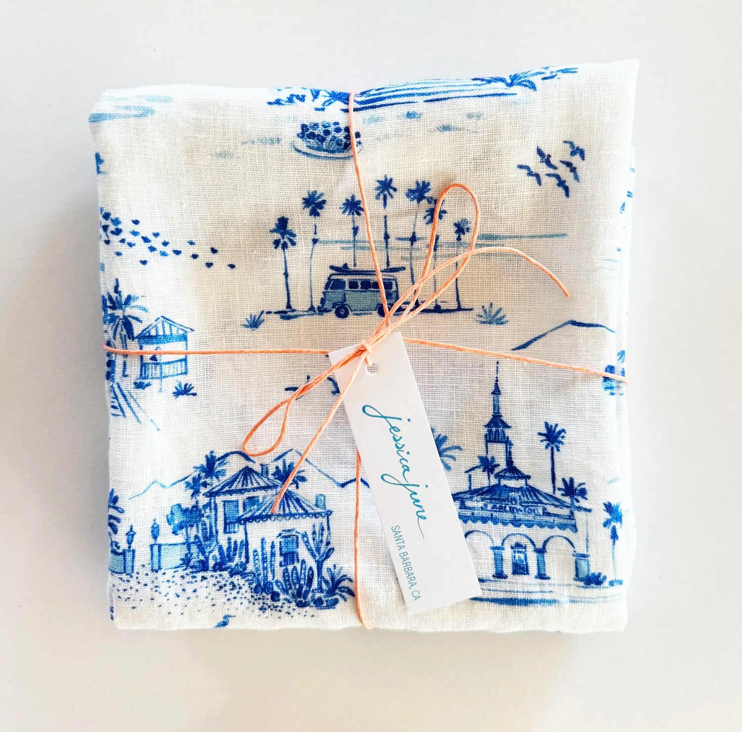 SB Toile Tea Towel