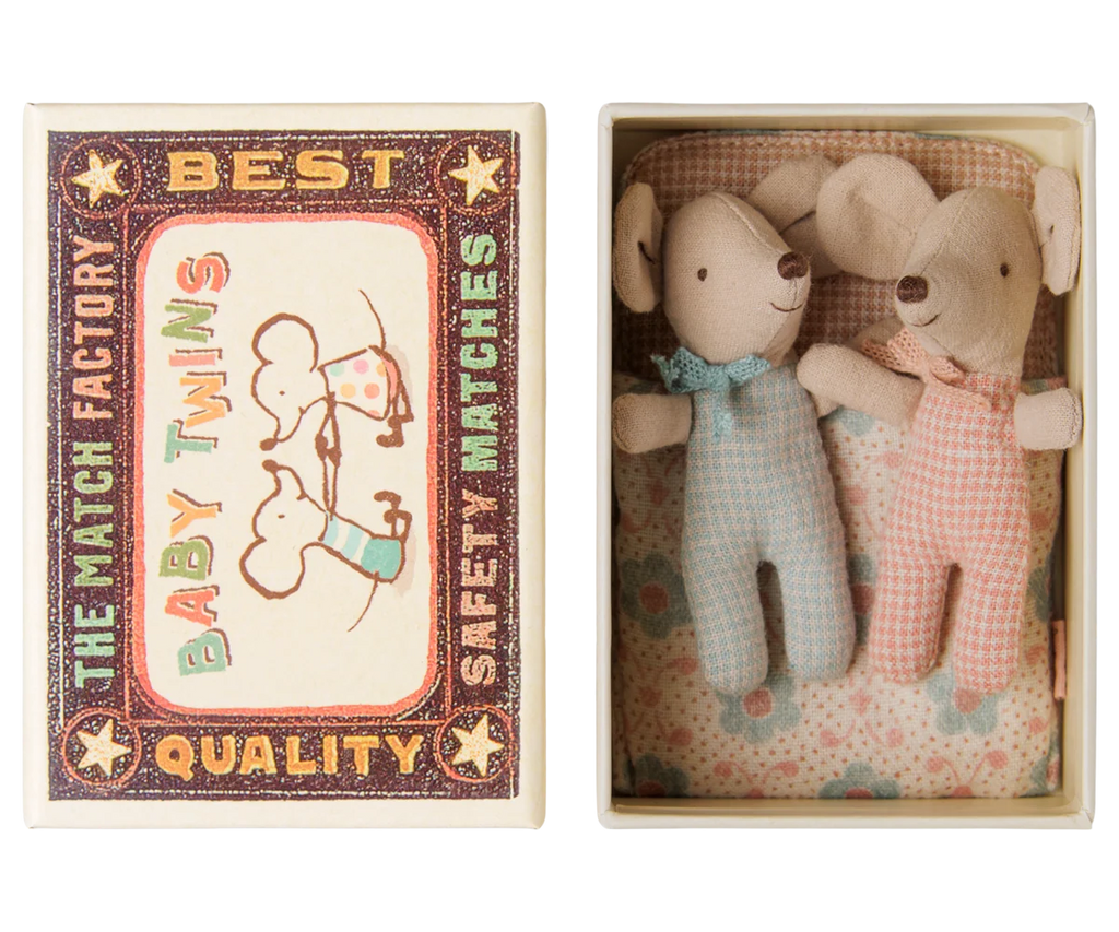 Twins - Baby mice in matchbox