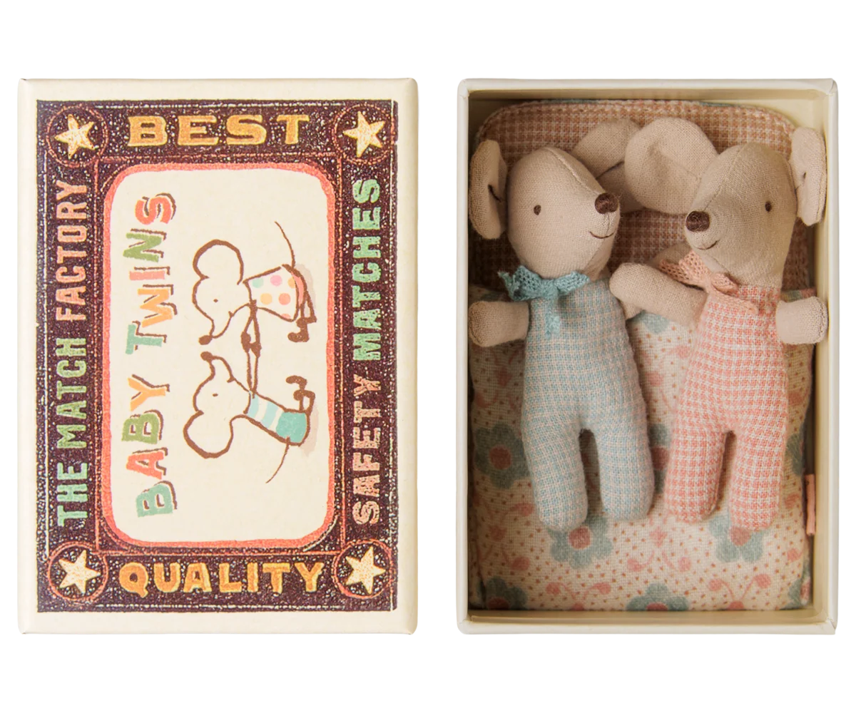 Twins - Baby mice in matchbox