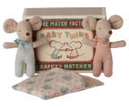 Twins - Baby mice in matchbox