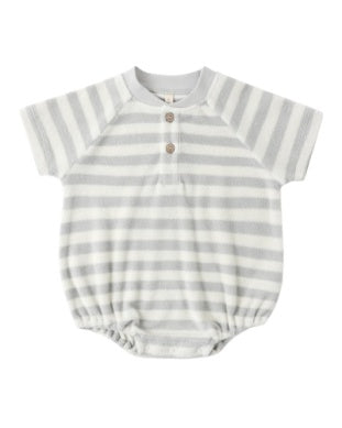 Terry Henley Romper - Sky Stripe