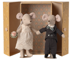 Wedding Mice Couple in Box | Mum Dad