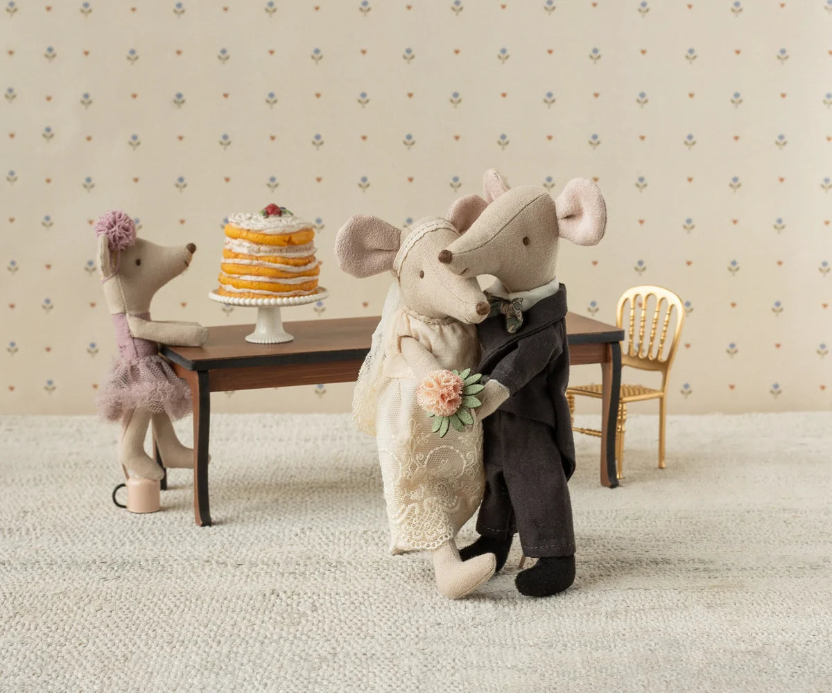 Wedding Mice Couple in Box | Mum Dad